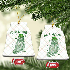 Aur Naur Raccoon St Patricks Day Ceramic Ornament Funny Sarcastic Oh No Australian Accent TS14 Print Your Wear