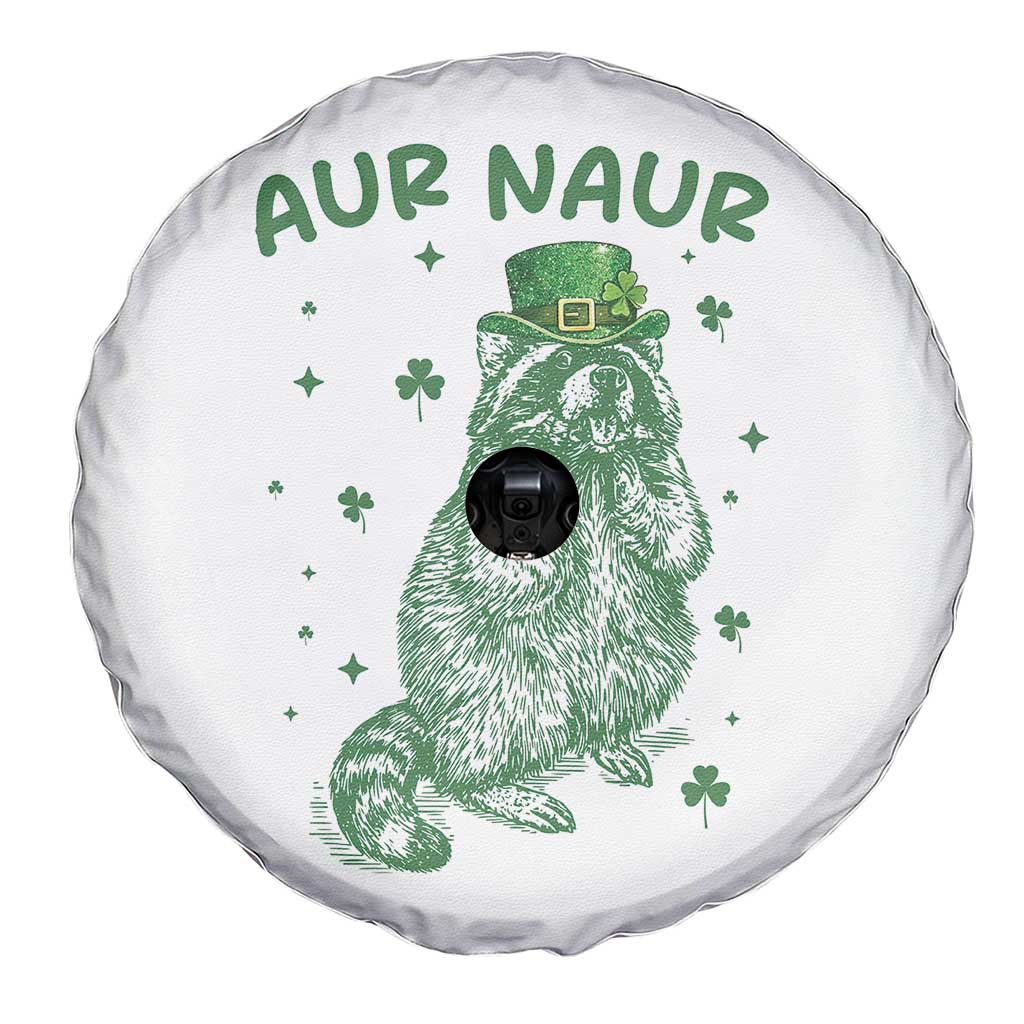 Aur Naur Raccoon St Patricks Day Spare Tire Cover Funny Sarcastic Oh No Australian Accent TS14 Print Your Wear
