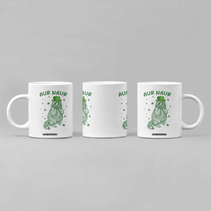 Aur Naur Raccoon St Patricks Day Coffee Mug Funny Sarcastic Oh No Australian Accent TS14 Print Your Wear