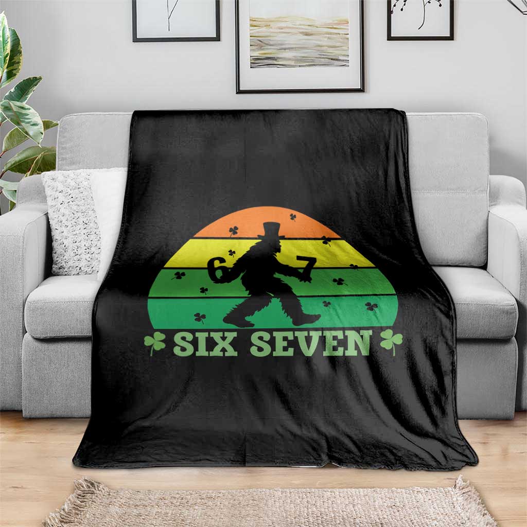 Aur Naur Bigfoot Meme Throw Blanket Funny Sasquatch Sarcastic Oh No Australian Accent TS14 Print Your Wear