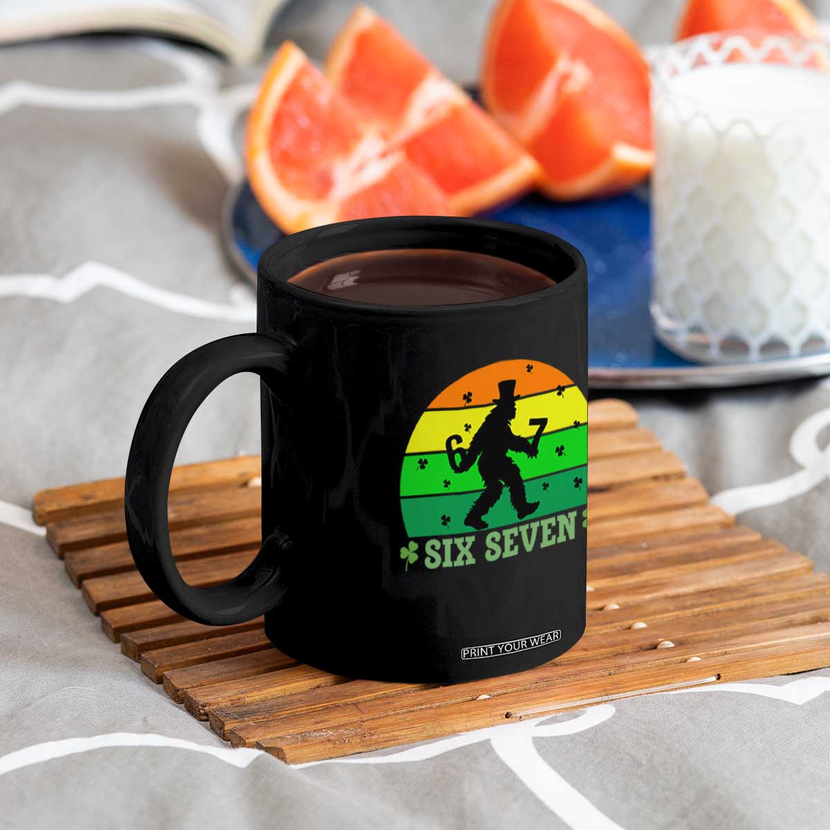Aur Naur Bigfoot Meme Coffee Mug Funny Sasquatch Sarcastic Oh No Australian Accent TS14 Print Your Wear