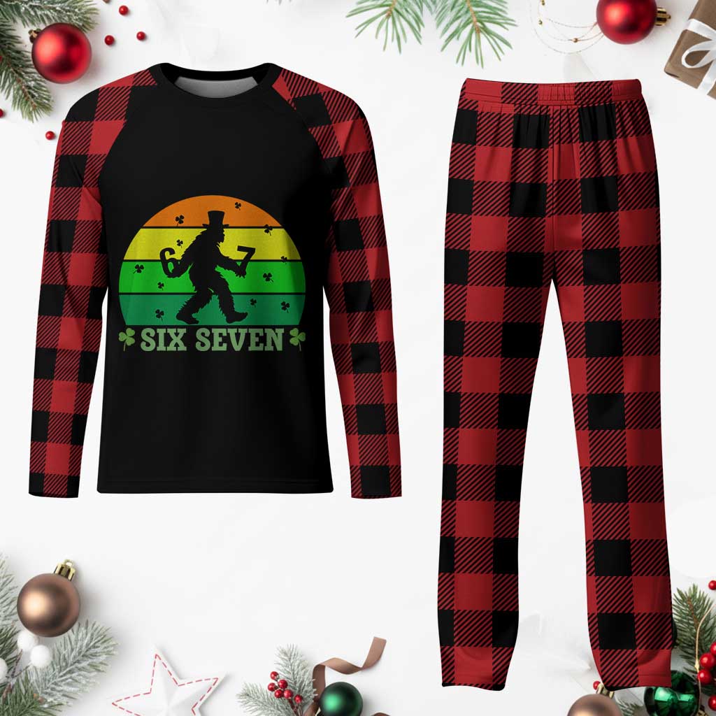 Aur Naur Bigfoot Meme Plaid Pajama Set Funny Sasquatch Sarcastic Oh No Australian Accent TS14 Buffalo Plaid Print Your Wear