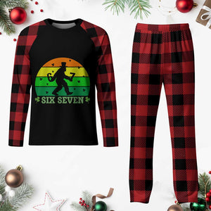 Aur Naur Bigfoot Meme Plaid Pajama Set Funny Sasquatch Sarcastic Oh No Australian Accent TS14 Buffalo Plaid Print Your Wear