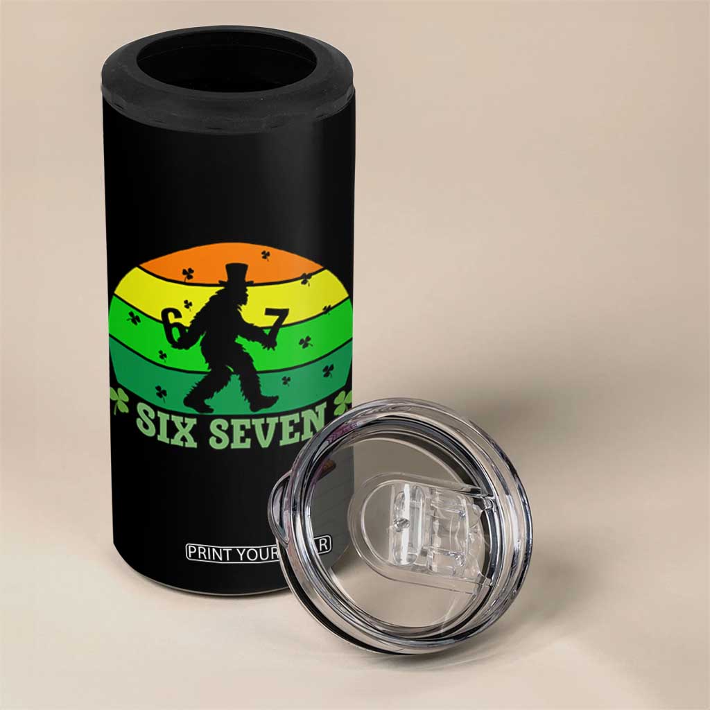 Aur Naur Bigfoot Meme 4 in 1 Can Cooler Tumbler Funny Sasquatch Sarcastic Oh No Australian Accent TS14 Print Your Wear