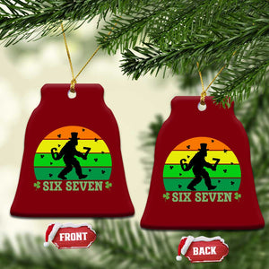 Aur Naur Bigfoot Meme Ceramic Ornament Funny Sasquatch Sarcastic Oh No Australian Accent TS14 Print Your Wear