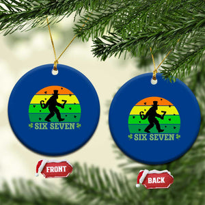 Aur Naur Bigfoot Meme Ceramic Ornament Funny Sasquatch Sarcastic Oh No Australian Accent TS14 1pc Blue Print Your Wear