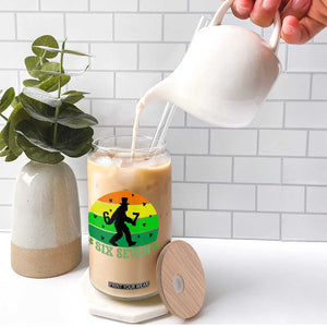 Aur Naur Bigfoot Meme Glass Can Funny Sasquatch Sarcastic Oh No Australian Accent TS14 Print Your Wear