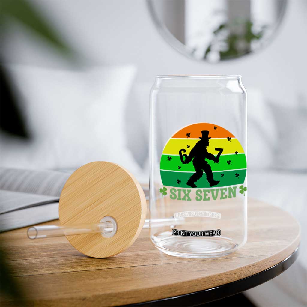 Aur Naur Bigfoot Meme Glass Can Funny Sasquatch Sarcastic Oh No Australian Accent TS14 Print Your Wear