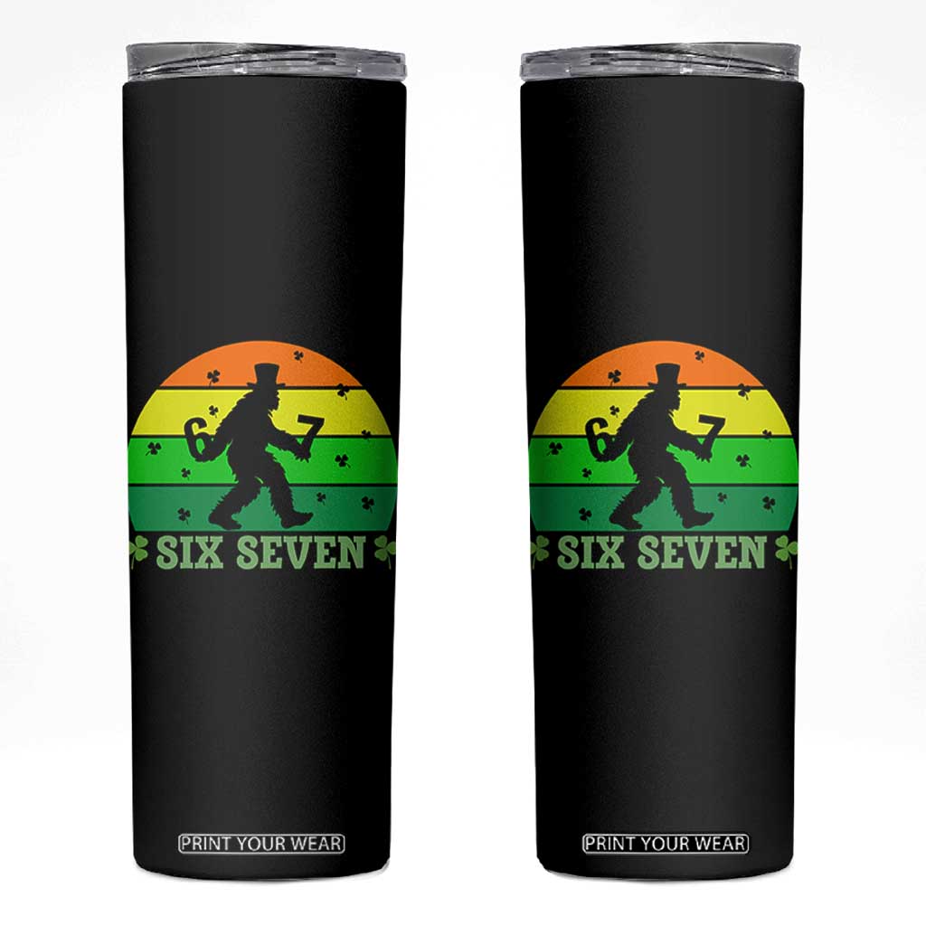 Aur Naur Bigfoot Meme Skinny Tumbler Funny Sasquatch Sarcastic Oh No Australian Accent TS14 Black Print Your Wear