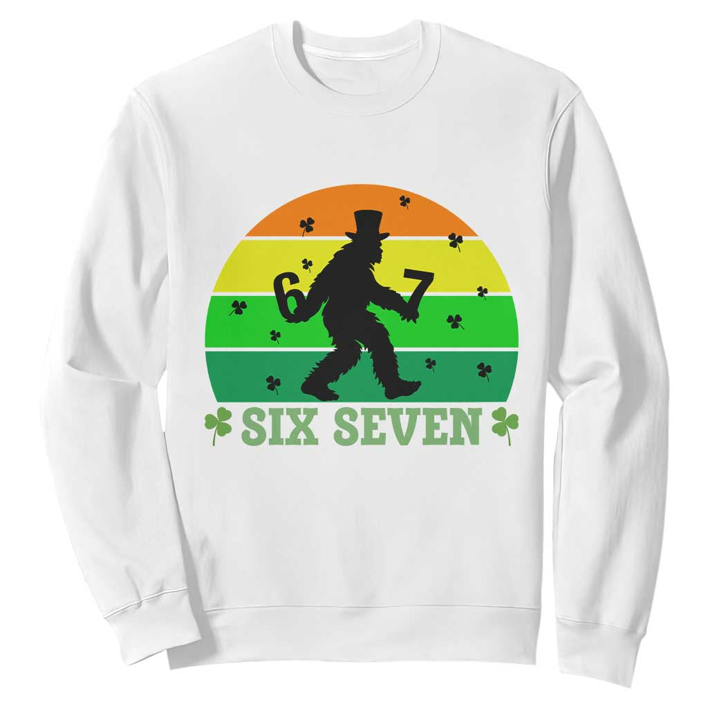 Aur Naur Bigfoot Meme Sweatshirt Funny Sasquatch Sarcastic Oh No Australian Accent TS14 White Print Your Wear