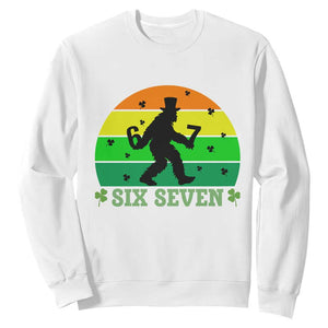 Aur Naur Bigfoot Meme Sweatshirt Funny Sasquatch Sarcastic Oh No Australian Accent TS14 White Print Your Wear