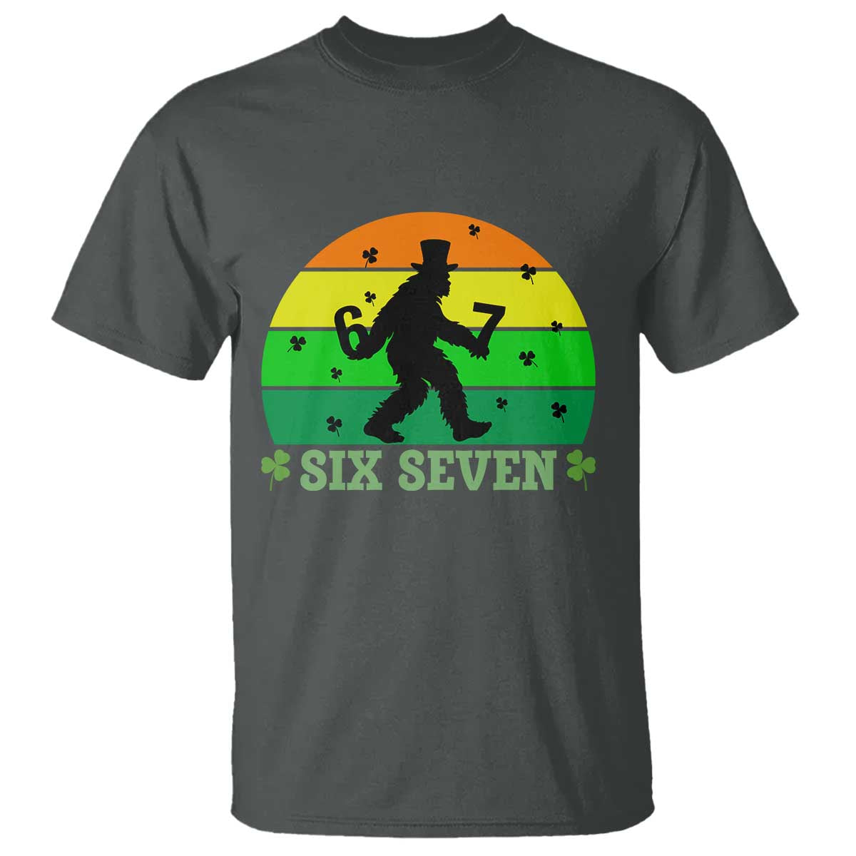 Aur Naur Bigfoot Meme T Shirt Funny Sasquatch Sarcastic Oh No Australian Accent TS14 Dark Heather Print Your Wear
