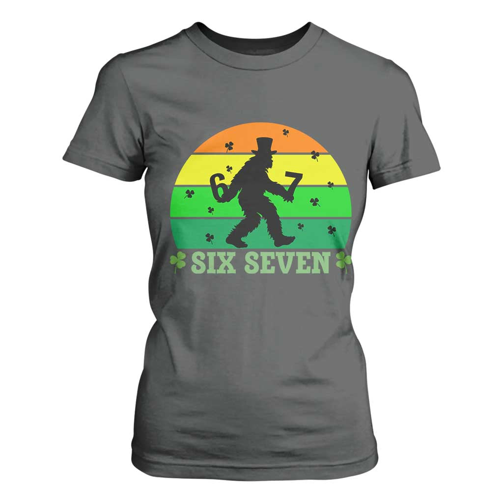 Aur Naur Bigfoot Meme T Shirt For Women Funny Sasquatch Sarcastic Oh No Australian Accent TS14 Dark Heather Print Your Wear