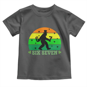 Aur Naur Bigfoot Meme Toddler T Shirt Funny Sasquatch Sarcastic Oh No Australian Accent TS14 Dark Heather Print Your Wear