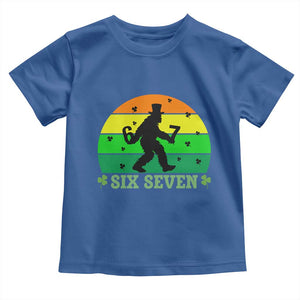 Aur Naur Bigfoot Meme Toddler T Shirt Funny Sasquatch Sarcastic Oh No Australian Accent TS14 Royal Blue Print Your Wear