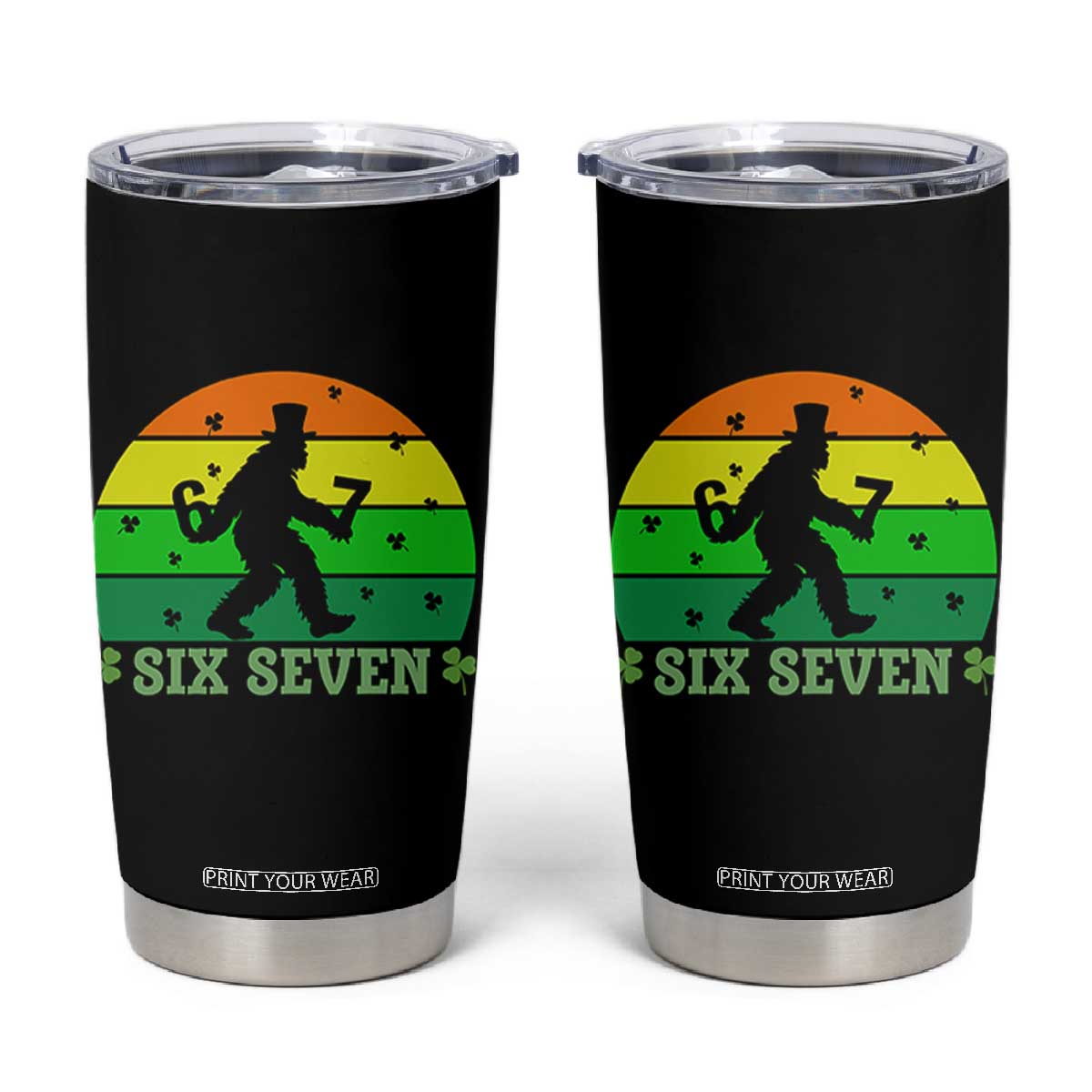 Aur Naur Bigfoot Meme Tumbler Cup Funny Sasquatch Sarcastic Oh No Australian Accent TS14 Black Print Your Wear