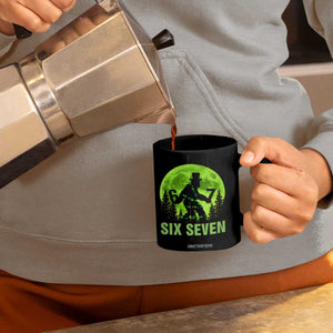Funny Bigfoot St Patricks Day Coffee Mug Sasquatch Hiding Moon Forest Meme TS14 Print Your Wear