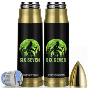 Funny Bigfoot St Patricks Day Bullet Tumbler Sasquatch Hiding Moon Forest Meme TS14 Black Print Your Wear