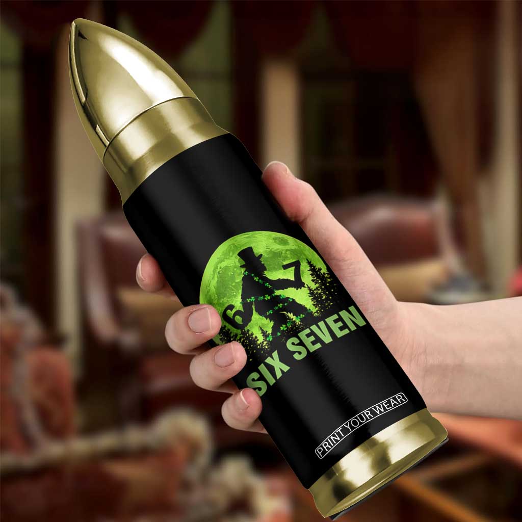 Funny Bigfoot St Patricks Day Bullet Tumbler Sasquatch Hiding Moon Forest Meme TS14 Print Your Wear