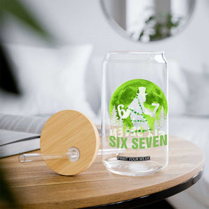 Funny Bigfoot St Patricks Day Glass Can Sasquatch Hiding Moon Forest Meme TS14 Print Your Wear