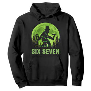 Funny Bigfoot St Patricks Day Hoodie Sasquatch Hiding Moon Forest Meme TS14 Black Print Your Wear