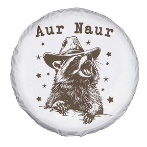 AUR Naur Cowboy Raccoon Spare Tire Cover Funny Sarcastic Oh No Australian Accent TS14 Print Your Wear