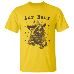 AUR Naur Cowboy Raccoon T Shirt Funny Sarcastic Oh No Australian Accent TS14 Daisy Print Your Wear