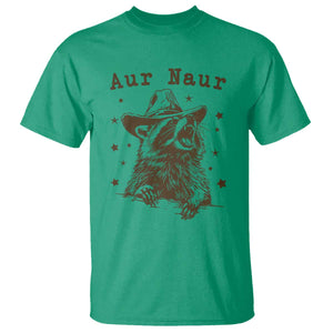 AUR Naur Cowboy Raccoon T Shirt Funny Sarcastic Oh No Australian Accent TS14 Irish Green Print Your Wear