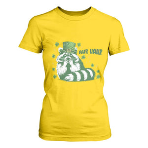 AUR Naur Raccoon St Patricks Day Meme T Shirt For Women Funny Sarcastic Oh No Australian Accent TS14 Daisy Print Your Wear