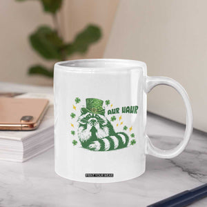 AUR Naur Raccoon St Patricks Day Meme Coffee Mug Funny Sarcastic Oh No Australian Accent TS14 Print Your Wear