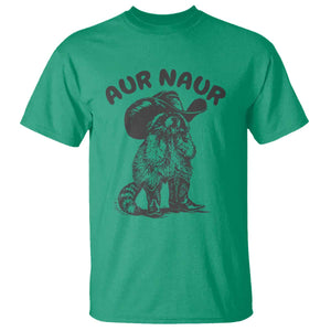 AUR Naur Cowboy Raccoon Meme T Shirt Funny Sarcastic Oh No Australian Accent TS14 Irish Green Print Your Wear