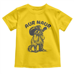 AUR Naur Cowboy Raccoon Meme Toddler T Shirt Funny Sarcastic Oh No Australian Accent TS14 Daisy Print Your Wear
