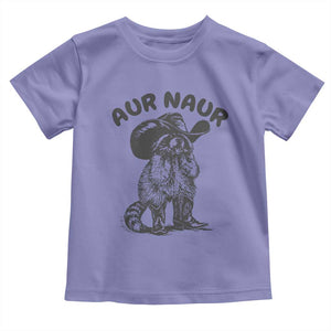 AUR Naur Cowboy Raccoon Meme Toddler T Shirt Funny Sarcastic Oh No Australian Accent TS14 Violet Print Your Wear