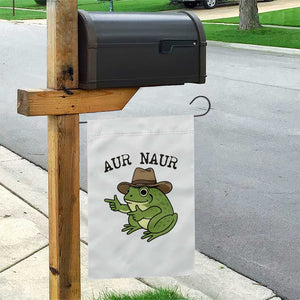 AUR Naur Cowboy Frog Meme Garden Flag Funny Sarcastic Oh No Australian Accent TS14 Print Your Wear