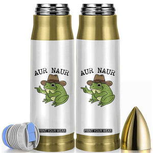 AUR Naur Cowboy Frog Meme Bullet Tumbler Funny Sarcastic Oh No Australian Accent TS14 White Print Your Wear