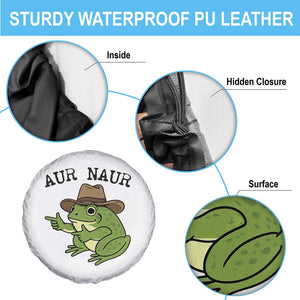 AUR Naur Cowboy Frog Meme Spare Tire Cover Funny Sarcastic Oh No Australian Accent TS14 Print Your Wear