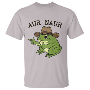 AUR Naur Cowboy Frog Meme T Shirt Funny Sarcastic Oh No Australian Accent TS14 Ice Gray Print Your Wear