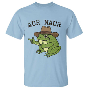 AUR Naur Cowboy Frog Meme T Shirt Funny Sarcastic Oh No Australian Accent TS14 Light Blue Print Your Wear
