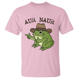 AUR Naur Cowboy Frog Meme T Shirt Funny Sarcastic Oh No Australian Accent TS14 Light Pink Print Your Wear