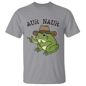 AUR Naur Cowboy Frog Meme T Shirt Funny Sarcastic Oh No Australian Accent TS14 Sport Gray Print Your Wear