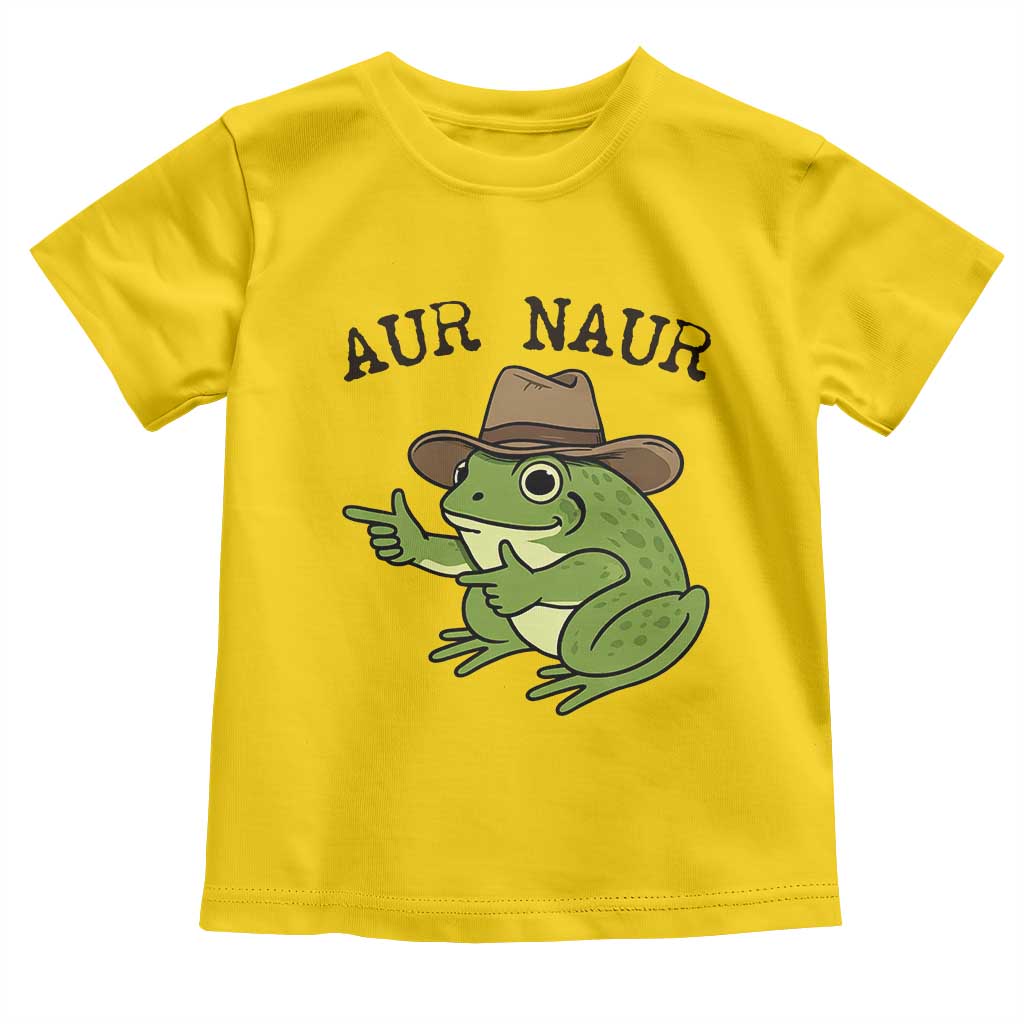 AUR Naur Cowboy Frog Meme Toddler T Shirt Funny Sarcastic Oh No Australian Accent TS14 Daisy Print Your Wear