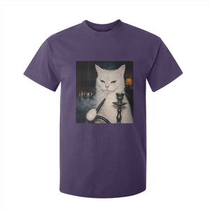 Funny Stoner Cat T Shirt For Kid 420 Stoner Smoking Cat Cannabis Lover Meme TS14 Purple Print Your Wear