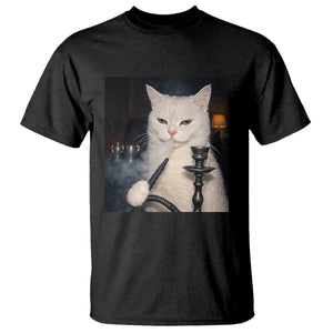 Funny Stoner Cat T Shirt 420 Stoner Smoking Cat Cannabis Lover Meme TS14 Black Print Your Wear