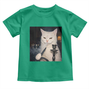 Funny Stoner Cat Toddler T Shirt 420 Stoner Smoking Cat Cannabis Lover Meme TS14 Irish Green Print Your Wear