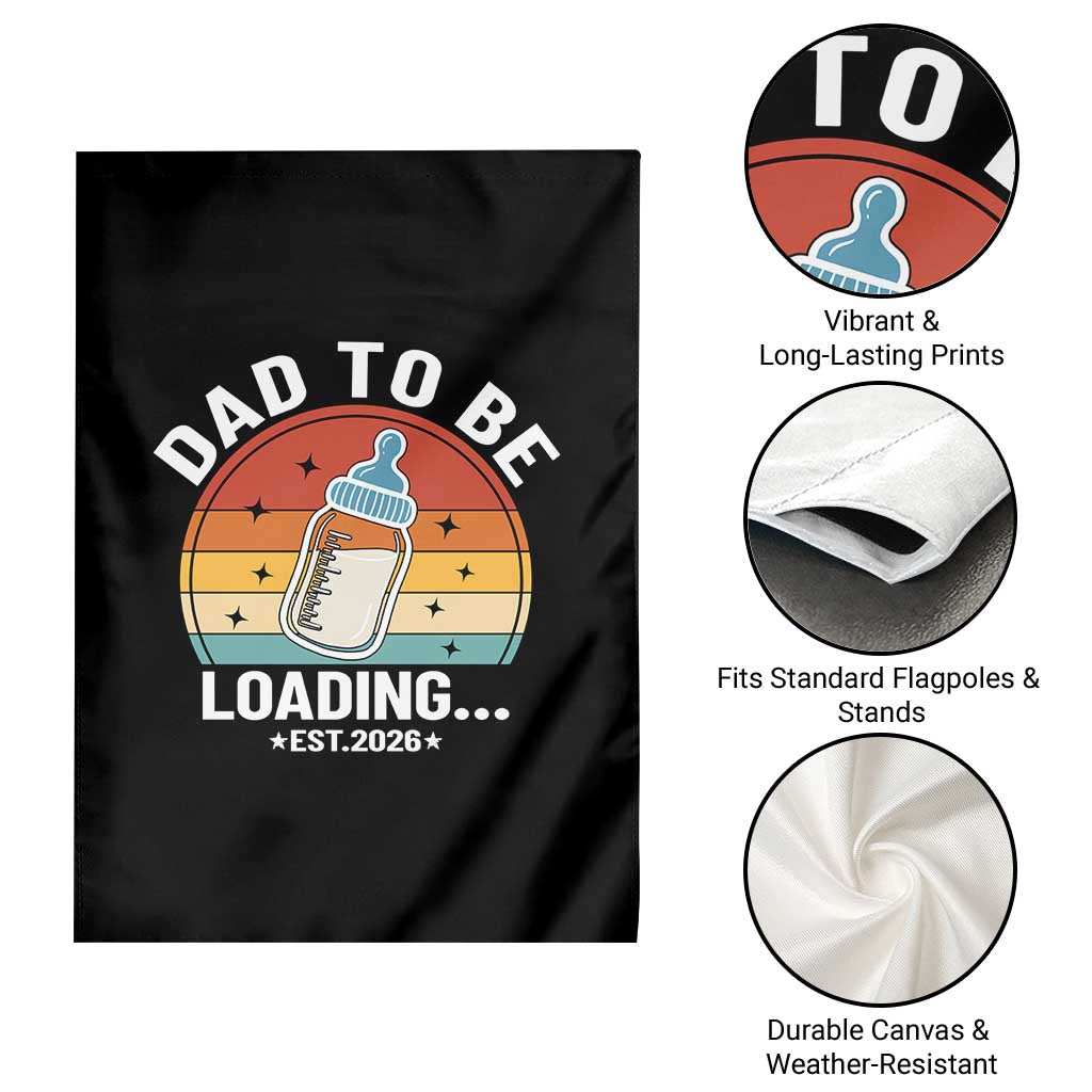 Dad to Be 2026 Garden Flag Funny Pregnancy Announcement Gift TS14 Print Your Wear