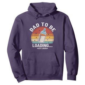 Dad to Be 2026 Hoodie Funny Pregnancy Announcement Gift TS14 Purple Print Your Wear