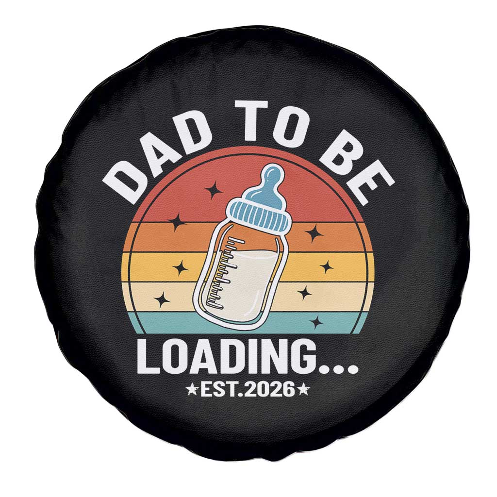 Dad to Be 2026 Spare Tire Cover Funny Pregnancy Announcement Gift TS14 Print Your Wear