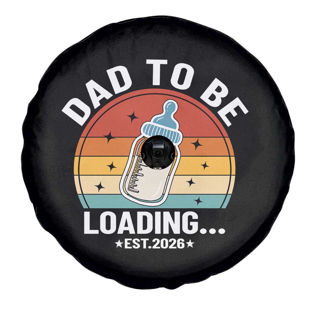 Dad to Be 2026 Spare Tire Cover Funny Pregnancy Announcement Gift TS14 Print Your Wear