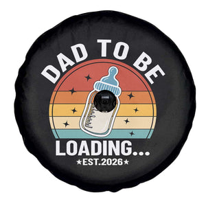 Dad to Be 2026 Spare Tire Cover Funny Pregnancy Announcement Gift TS14 Print Your Wear
