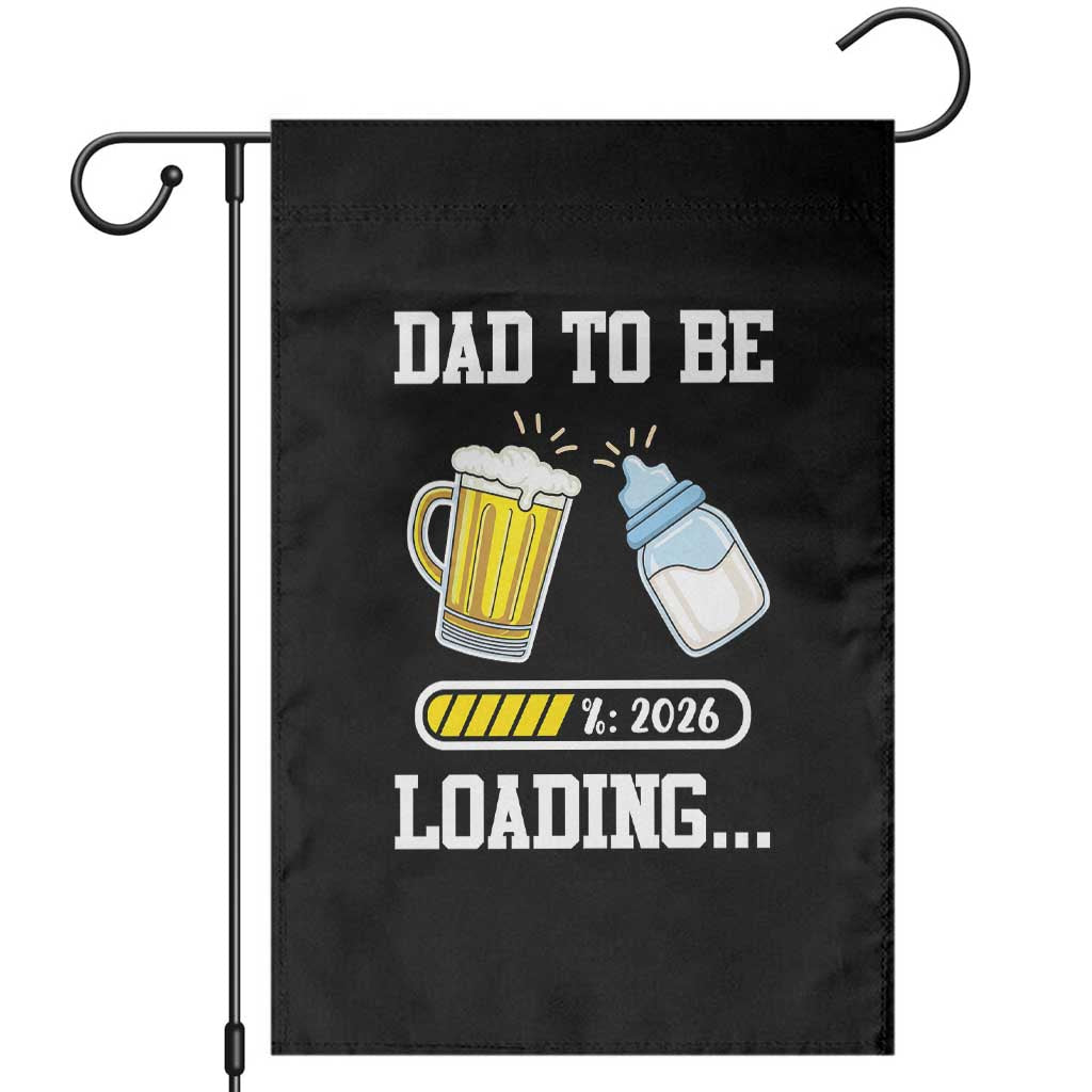 Dad to Be 2026 Garden Flag Funny Pregnancy Reveal